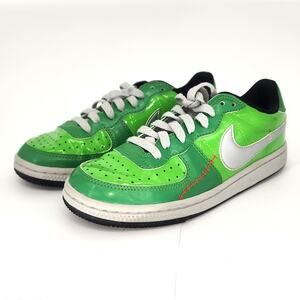 Nike Air Force 1 Low “Frankenstein” Green Patent Sneakers Youth Size 4.5Y